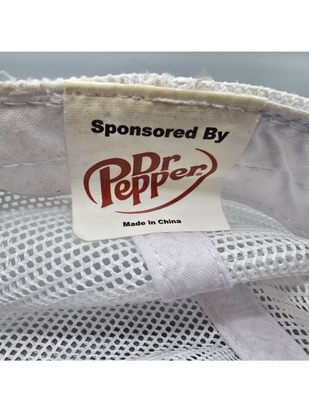 Dr Pepper Sonic Games 2023 Semifinalist Gray and White Mesh Back Dad Hat *Flaw - Picture 5 of 13
